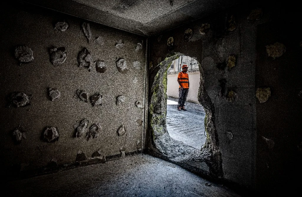 Tunnel construction work - underground infrastructure
