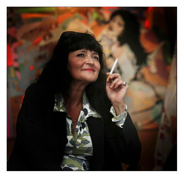 Portrait Miss.Tic dans son atelier